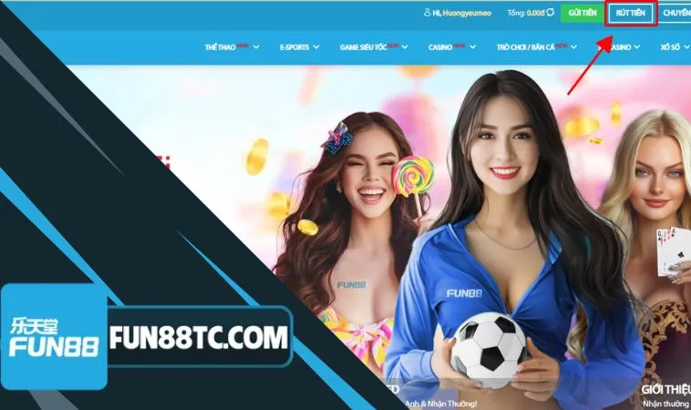 Rút tiền Fun88 siêu nhanh chỉ với vài thao tác đơn giản Rút tiền Fun88 siêu nhanh chỉ với vài thao tác đơn giản